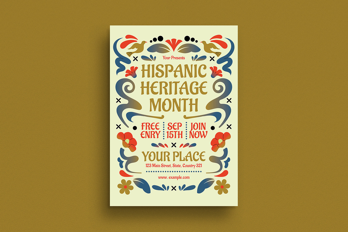 Hispanic Heritage Month Flyer