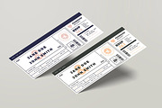 Boarding Pass Wedding Invitation, an Invitation Template by Vynetta (Thumbnail 2 of 4)
