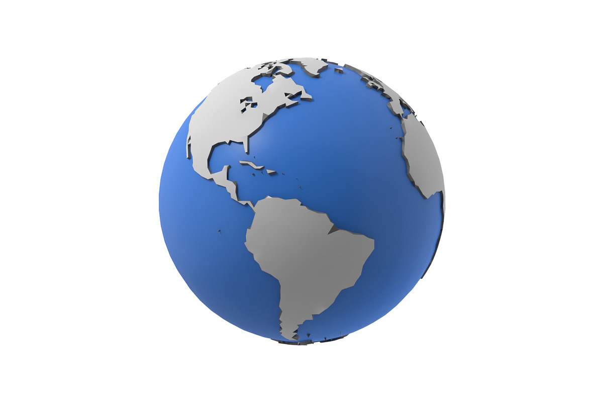 Earth low poly simple design cartoon, an Environmental 3D Model by CGTech (Photo 11 of 24)