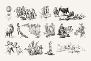 Toile De Jouy Design Collection, a Decorative Illustration by Century Library (Thumbnail 13 of 17)