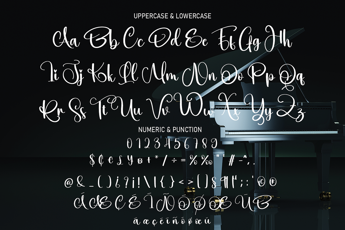 Melody | Script Font, a Script Font by Scratchones (Photo 4 of 8)