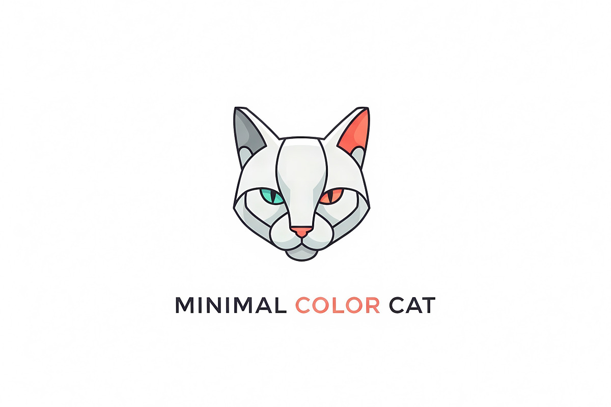 Minimal Color Cat, a Branding & Logo Template by Logocreative (Photo 2 of 2)