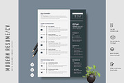 328. Modern Resume Template, a Stationery Template by CreativeRezwan (Thumbnail 1 of 3)