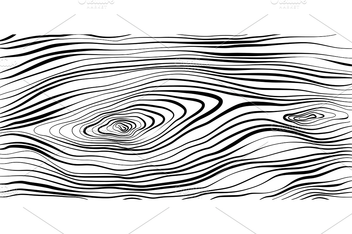 Wood texture. Clack wooden, an Object Illustration by Things for designers