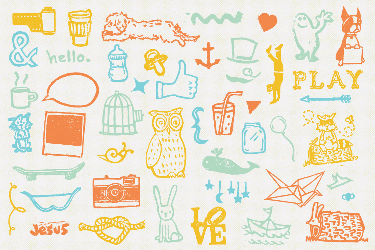 Handmade Stamps Vectors preview 3