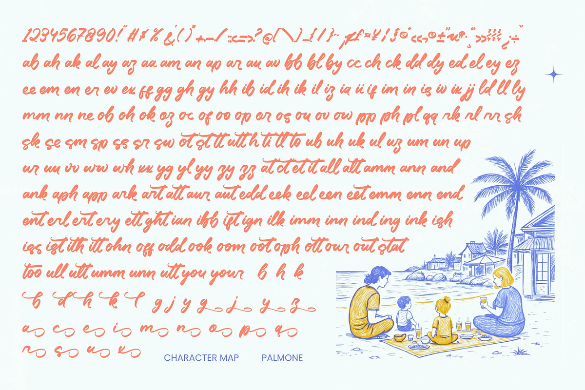 Palmone Bold Calligraphy, a Script Font by Letterena Studios Script (Photo 10 of 15)