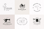 Home & Hobby | Line Logo kit, a Branding & Logo Template by Kate Macate (Thumbnail 15 of 16)