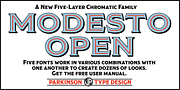 Modesto Open, a Serif Font by Parkinson Type Design (Thumbnail 4 of 5)