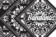 Bandanas silk scarf set 4, a Pattern Graphic by ilonitta (Thumbnail 3 of 3)