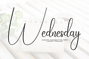 Wednesday | Script Font, a Handwritten Font by Scratchones (Thumbnail 1 of 8)