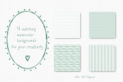 Borders Frames Watercolor Bundle, an Object Graphic by Solo Art Original (Thumbnail 6 of 12)