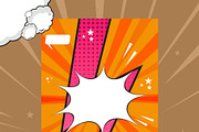 48 Vector Comic Background Bundle, a Background Graphic by MRI STUDIO (Thumbnail 3 of 18)