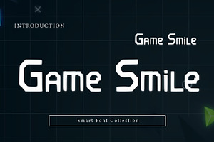 Game Smile, a Font by Wow Magic