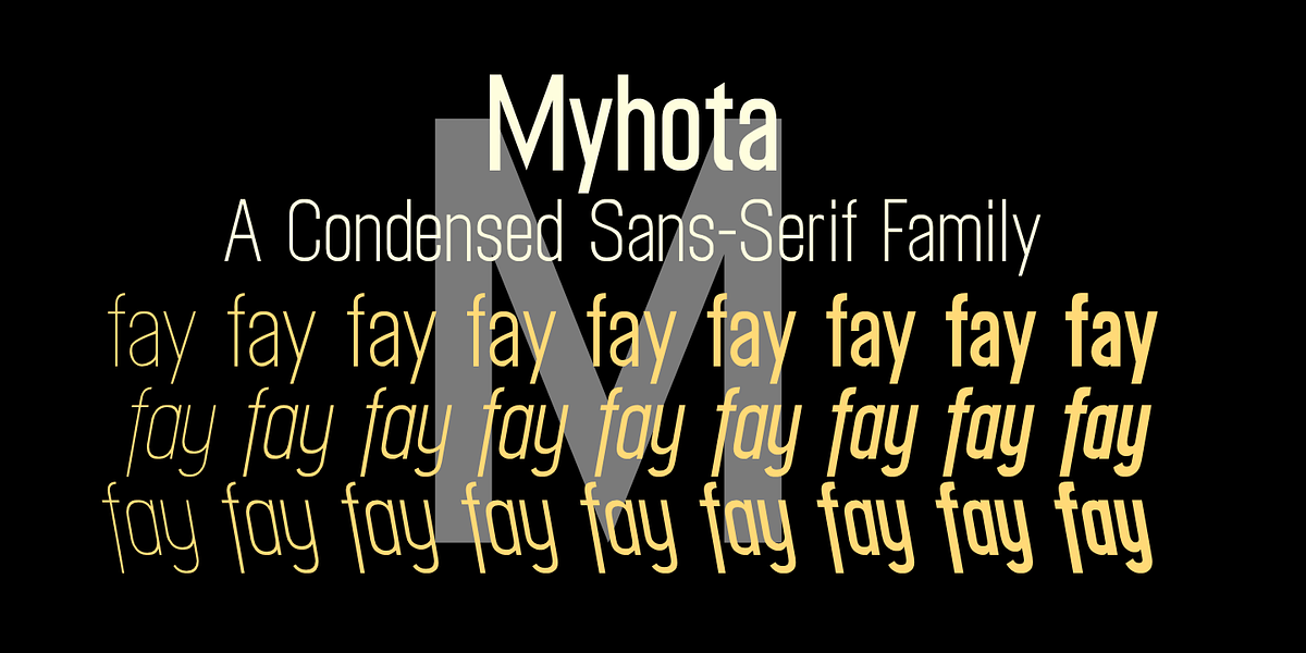 Myhota, a Sans Serif Font by Ingrimayne Type (Photo 2 of 9)