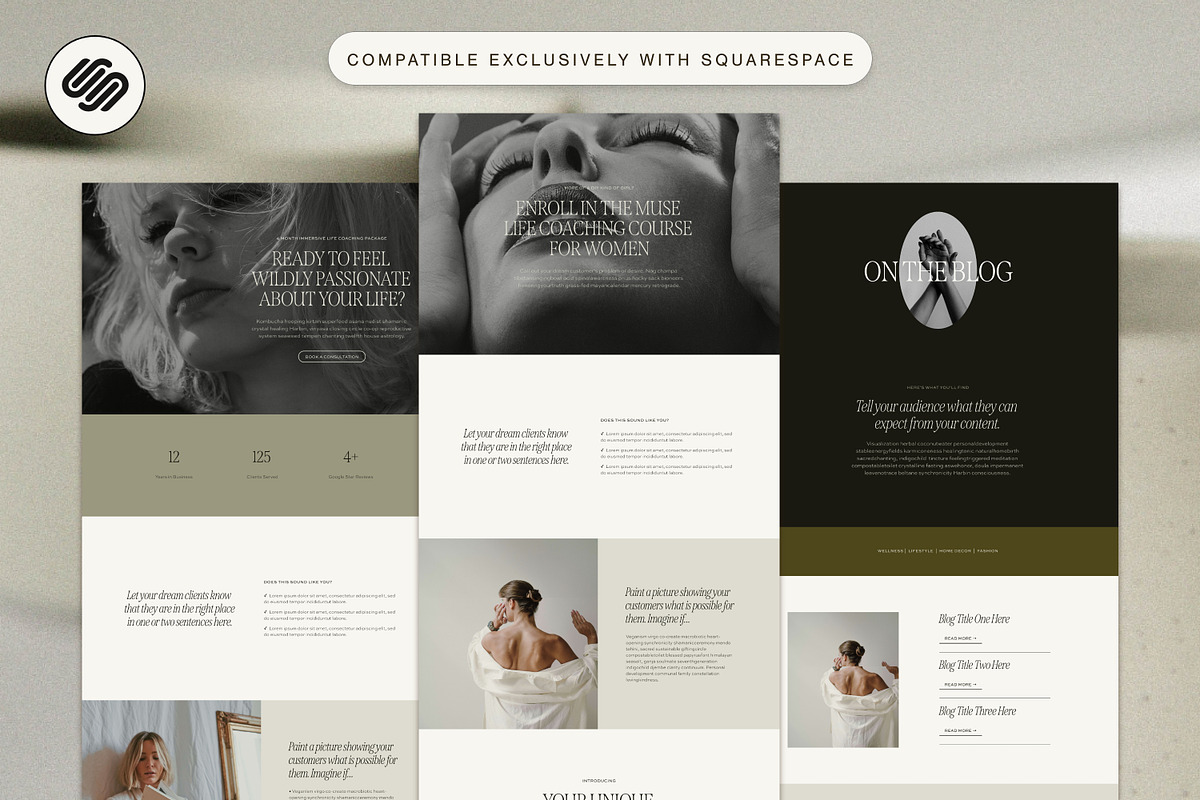 Squarespace 7.1 Coaching Template, a Squarespace Template by Glo Design Studio (Photo 3 of 11)