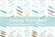Earthy and serenity chevron pattern, a Pattern Graphic by Katerina Tova (Thumbnail 1 of 4)