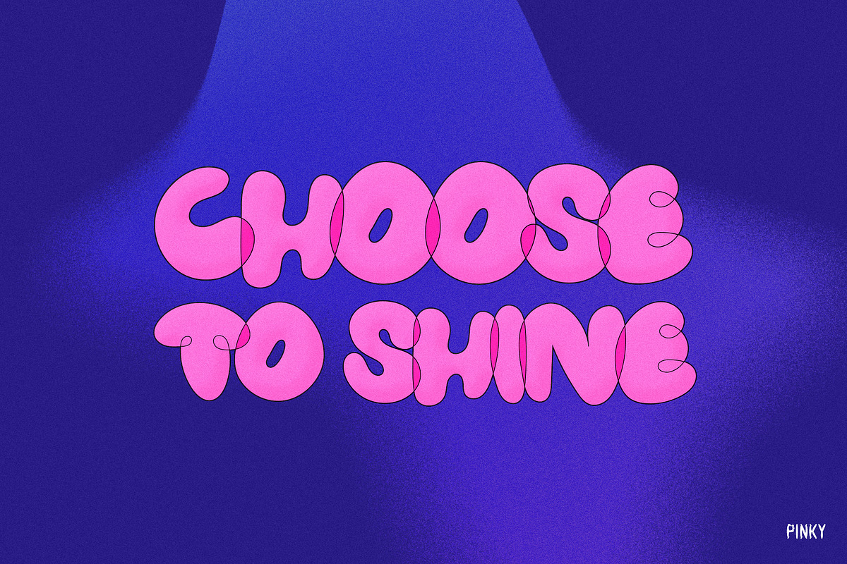 Bubblicity | Bubble Font Family, a Sans Serif Font by Ckybe's Corner (Photo 4 of 13)