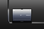 MacBook Air Collection E07 Mockup 2, a Mac Mockup by Lumatte (Thumbnail 2 of 5)