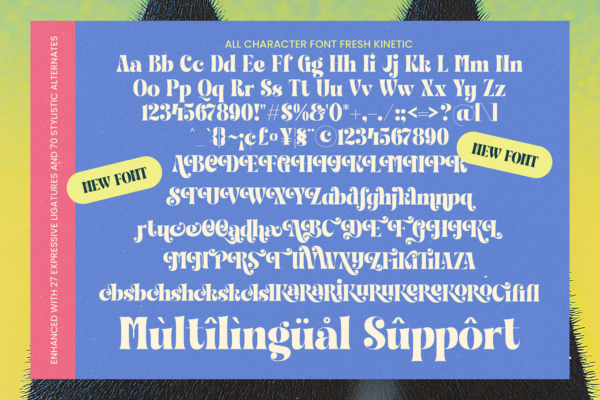 Fresh Kinetic Bold Display Serif, a Serif Font by timelesstype.co (Photo 16 of 20)