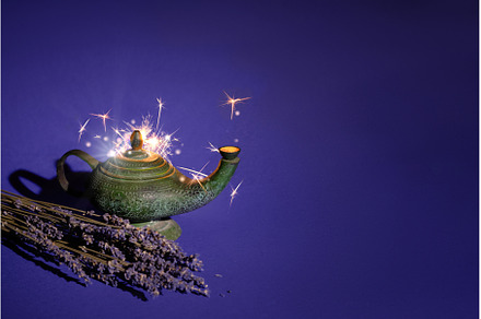 Magic oriental aroma lamp with, an Abstract Photo by tilialucida