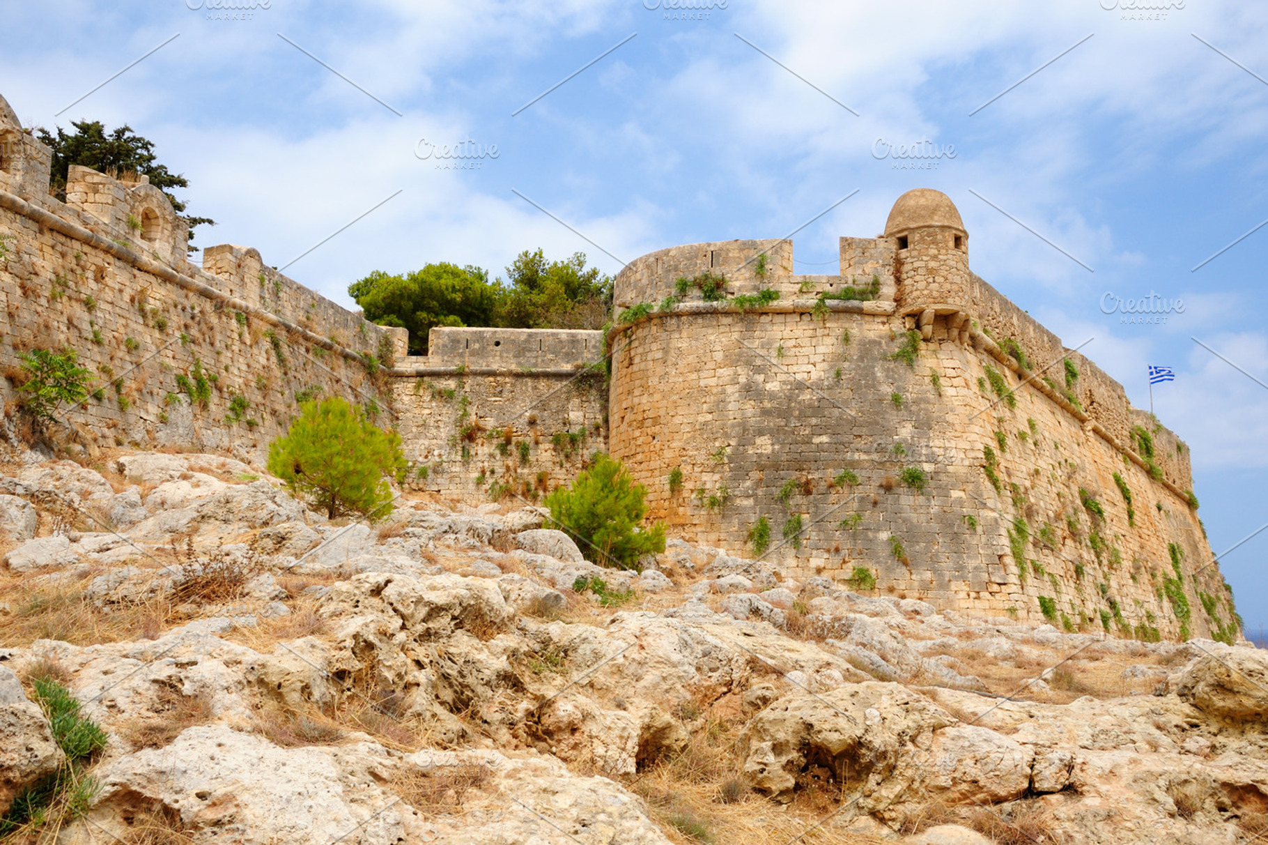 Citadel Fortezza In Rethymno Crete