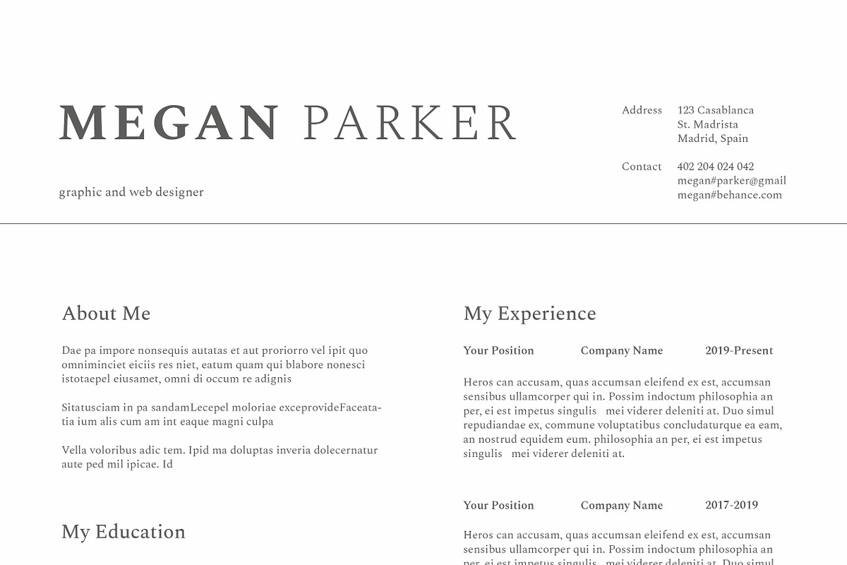 Clean Resume, a Resume Template by Peunayah (Photo 6 of 8)