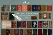 The Closed Book Club Vintage Collage, an Object Graphic by Purple (Thumbnail 10 of 15)