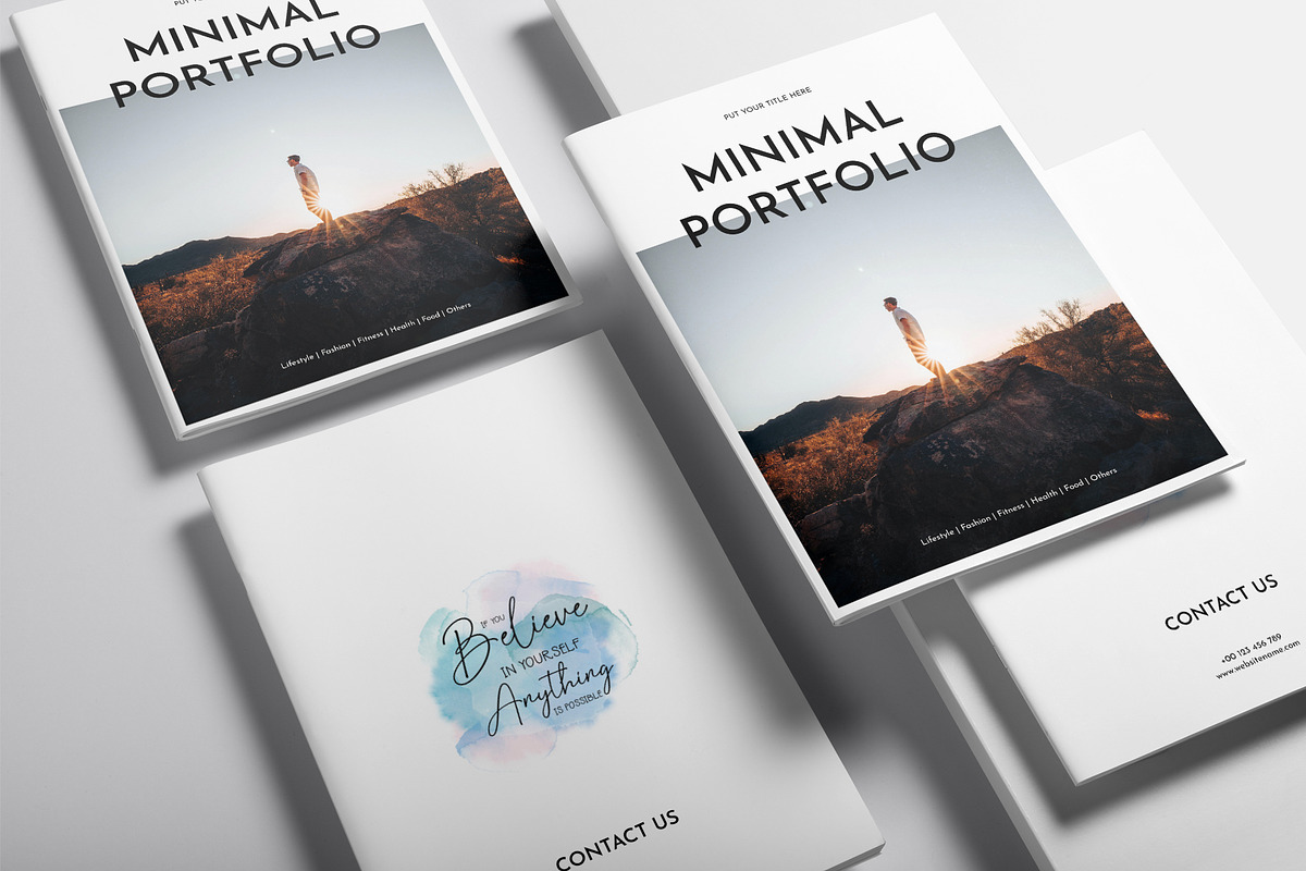 Minimal Portfolio Template, a Brochure Template by DesignCrest (Photo 11 of 14)