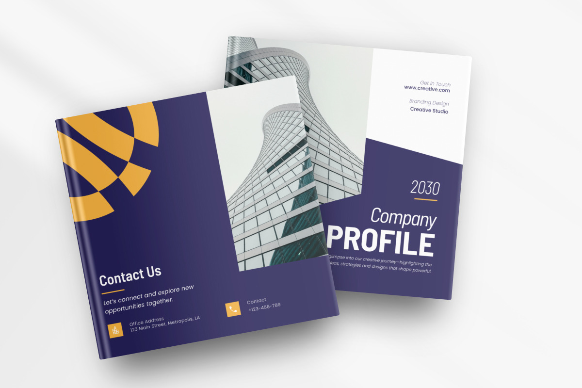 Branding Portfolio Square Brochure, a Brochure Template by twinstd (Photo 4 of 6)