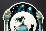 ETARA Moonlit Cat Oracle, a Decorative Illustration by ETARA by Mea Hau (Thumbnail 8 of 11)