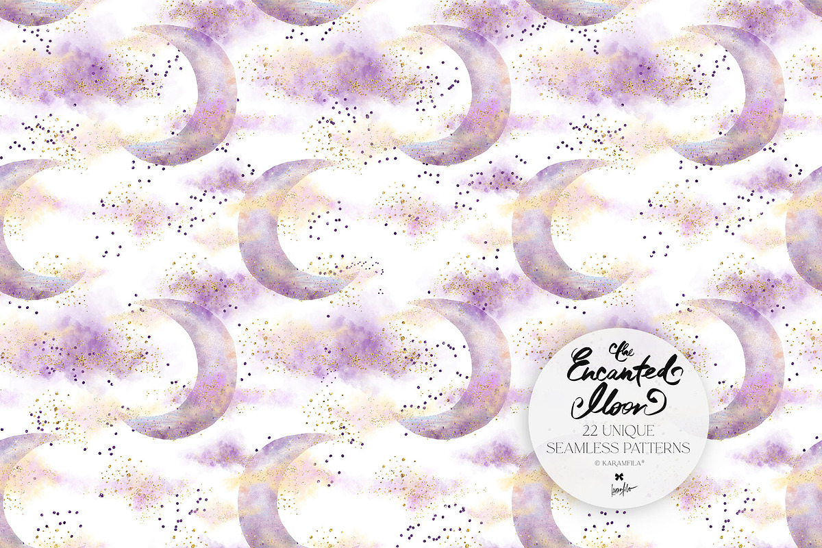 Halloween Gothic Woodland Patterns, a Pattern Graphic by KaramfilaS (Photo 23 of 28)
