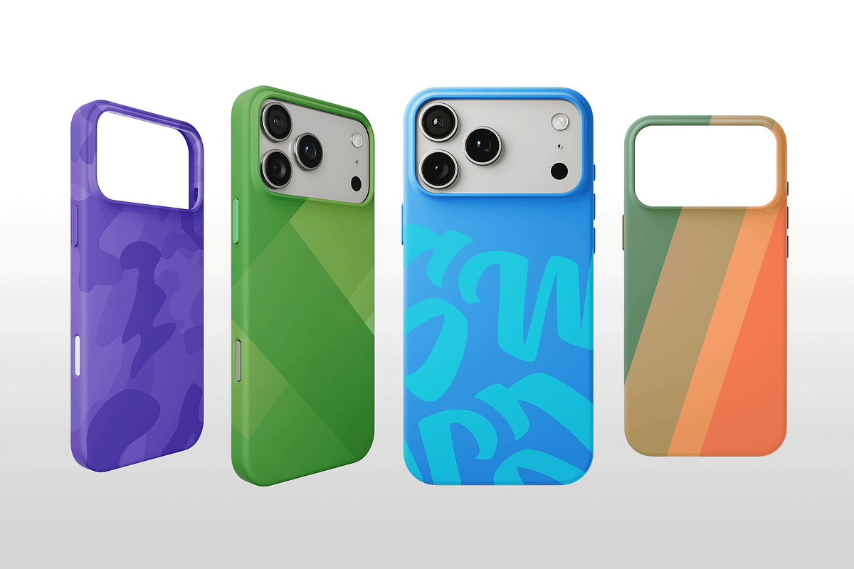 iPhone 17 Pro Max - Silicone Case Mo, an iPhone Mockup by Stockware (Photo 1 of 3)