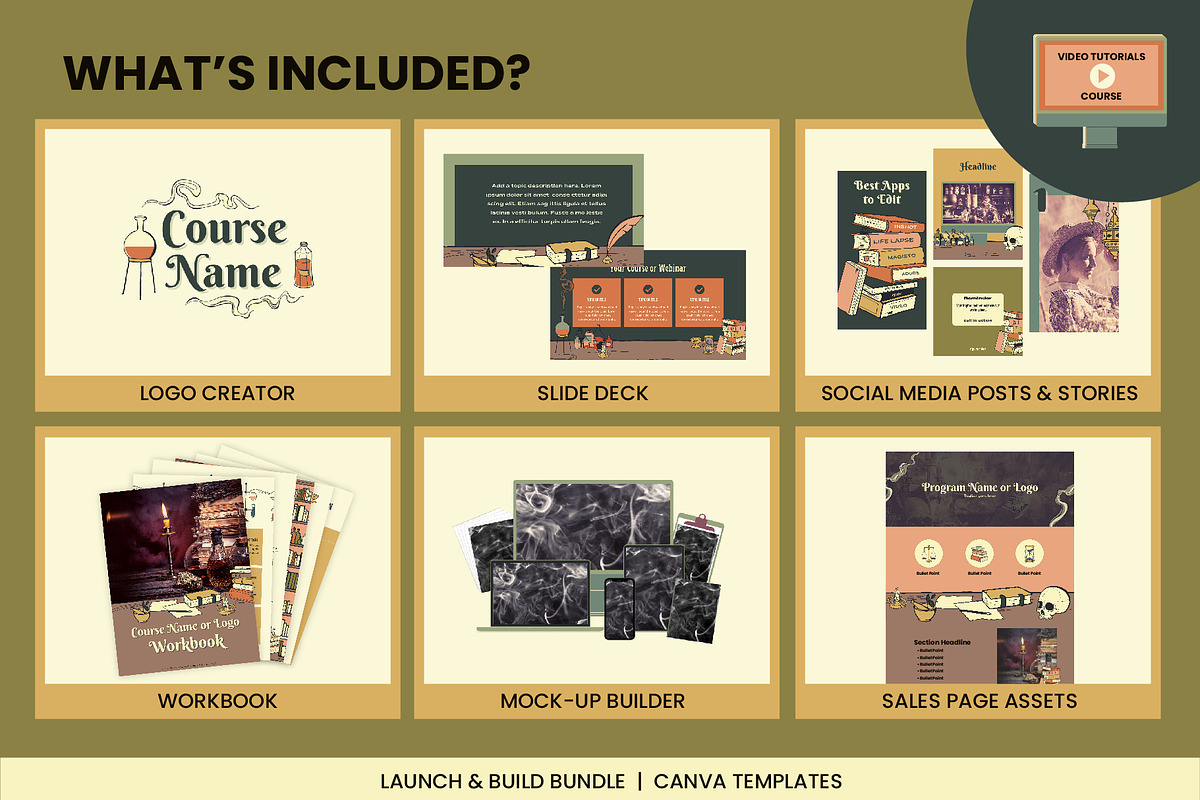 Alchemist Canva Launch & Build Pack, a Social Media Template by WorkShy Studio (Photo 2 of 23)