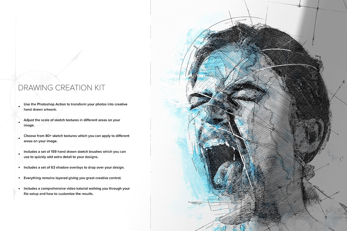 Drawing Creation Kit, an Action Add-On by Sevenstyles (Photo 2 of 18)