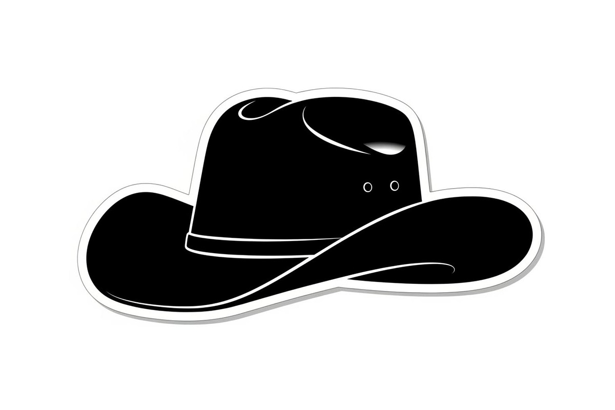 Minimal Cowboy Hat Silhouette Bundle, an Illustration by Designs_River (Photo 48 of 51)