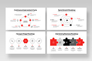 Roadmap Timeline Infographic Present, a Presentation Template by BrandPacks (Thumbnail 4 of 7)