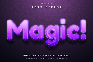 Font Text Effect 3d Editable Vol 15