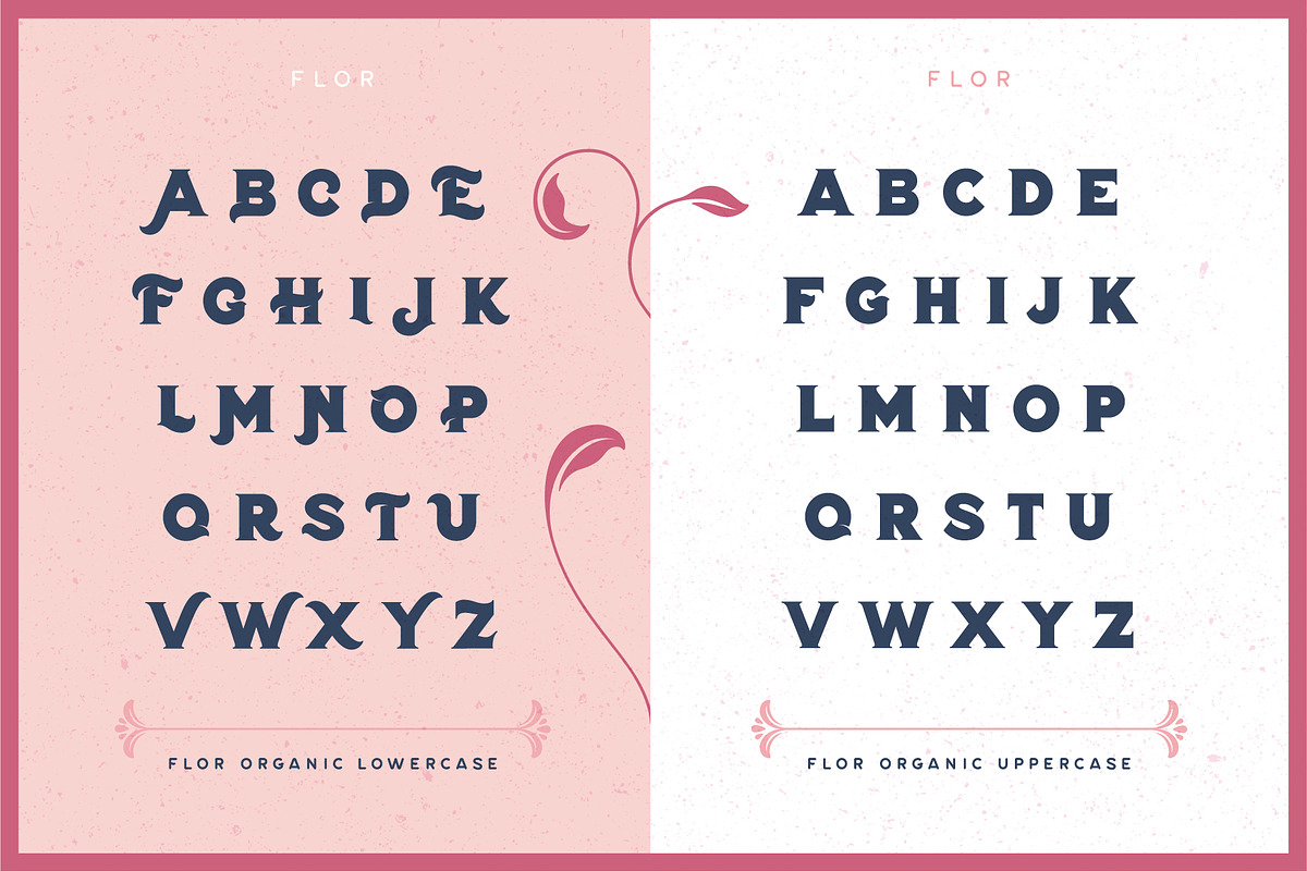 Flor Layered Font + Extras preview 4