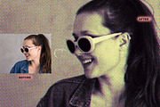 HALFTONE X Experimental Halftone, an Action Add-On by Studio Retouch (Thumbnail 7 of 63)