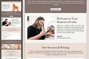 Nail Salon Wix Studio Website, a Wix Template by Kitteeh (Thumbnail 5 of 9)