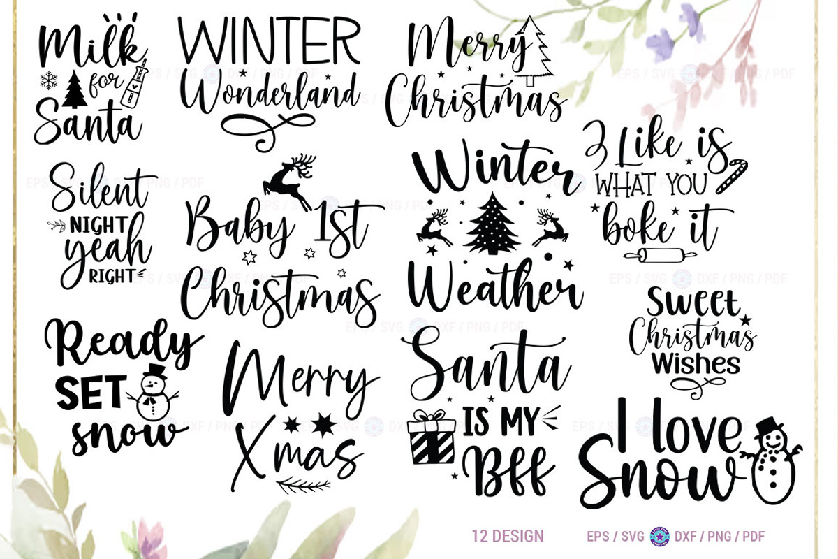 Christmas Mega Bundle Christmas SVG, an Object Graphic by FiveStarCrafting (Photo 2 of 8)