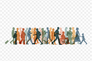 Group of people collection, a Person Illustration by Stafeeva (Thumbnail 3 of 4)