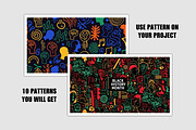 Black History Month Abstract Pattern, an Illustration by T-shirt Pond (Thumbnail 3 of 11)