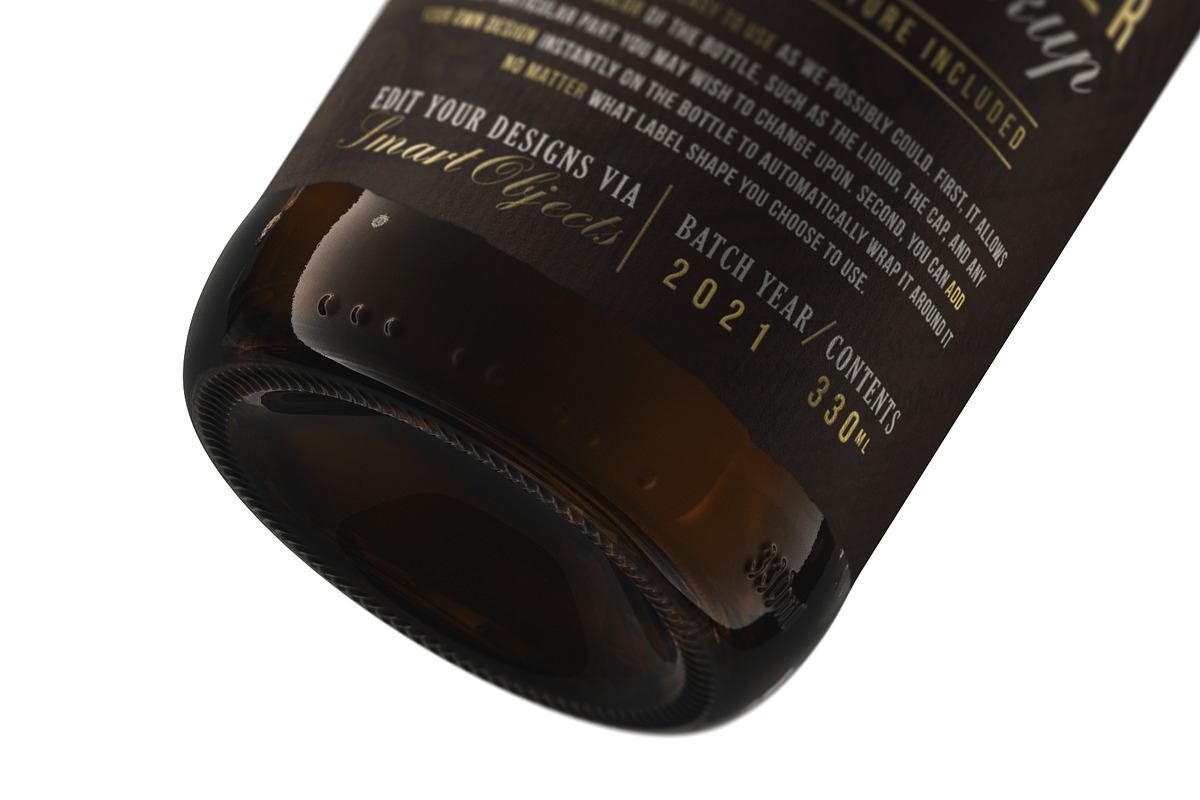 Beer Bottle Mockup V2, an Advertising Mockup by HexenDesigns (Photo 11 of 13)