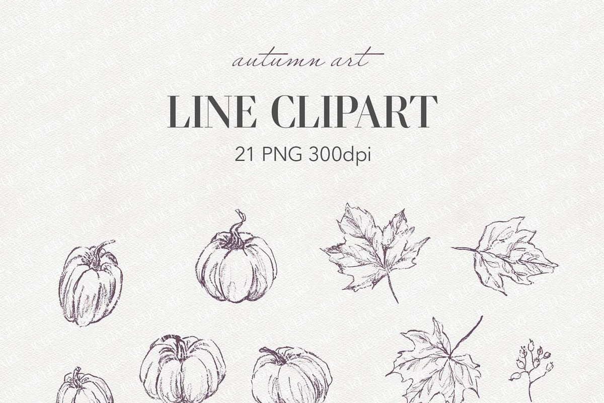 fall pumpkin clipart, an Illustration by JULIA x JULIE's ART (Photo 10 of 20)