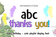 Baby Birthday, a Handwritten Font by Wow Magic (Thumbnail 3 of 3)