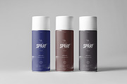 Spray Can Mock-up, a Cups & Container Mockup by Yogurt86 (Thumbnail 4 of 9)