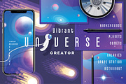 Vibrant Universe Creator, an Illustration by Polar Vectors (Thumbnail 1 of 16)