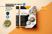 Construction Flyer Template, a Flyer Template by Template Shop (Thumbnail 1 of 4)