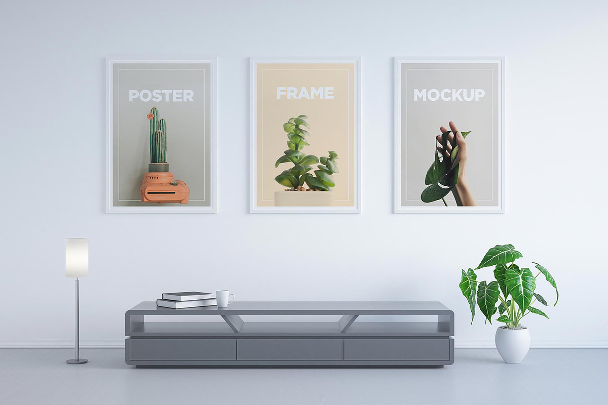 Frame Poster Mockup, a Print Template by AlkStudio (Photo 2 of 5)